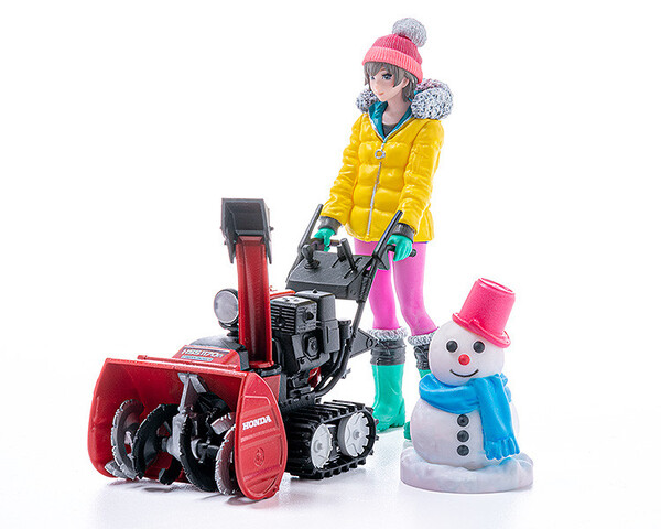 Minori With Honda Small Snow Plow HSS1170n (JX), Max Factory, Model Kit, 1/20, 4545784013021